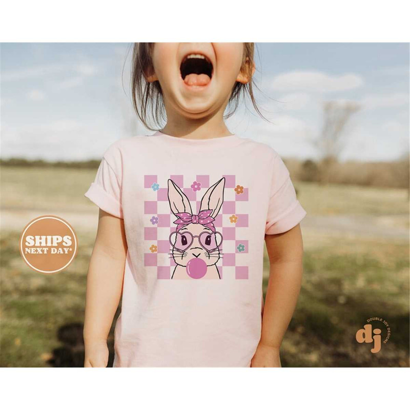 MR-77202393129-kids-easter-shirt-bunny-pink-checkered-kids-retro-tshirt-image-1.jpg