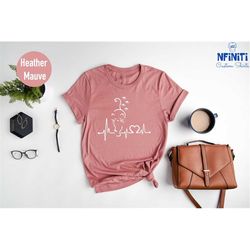 cute cat shirt, cat heartbeat shirt, cat lover tshirt, cat mom gift, cat t shirt, fur mama shirt, gift for pet lover, cr