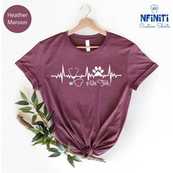 vet tech heartbeat shirt, vet tech, veterinarian shirt, veterinarian gift, vet tech gift, veterinarian shirt, vet studen