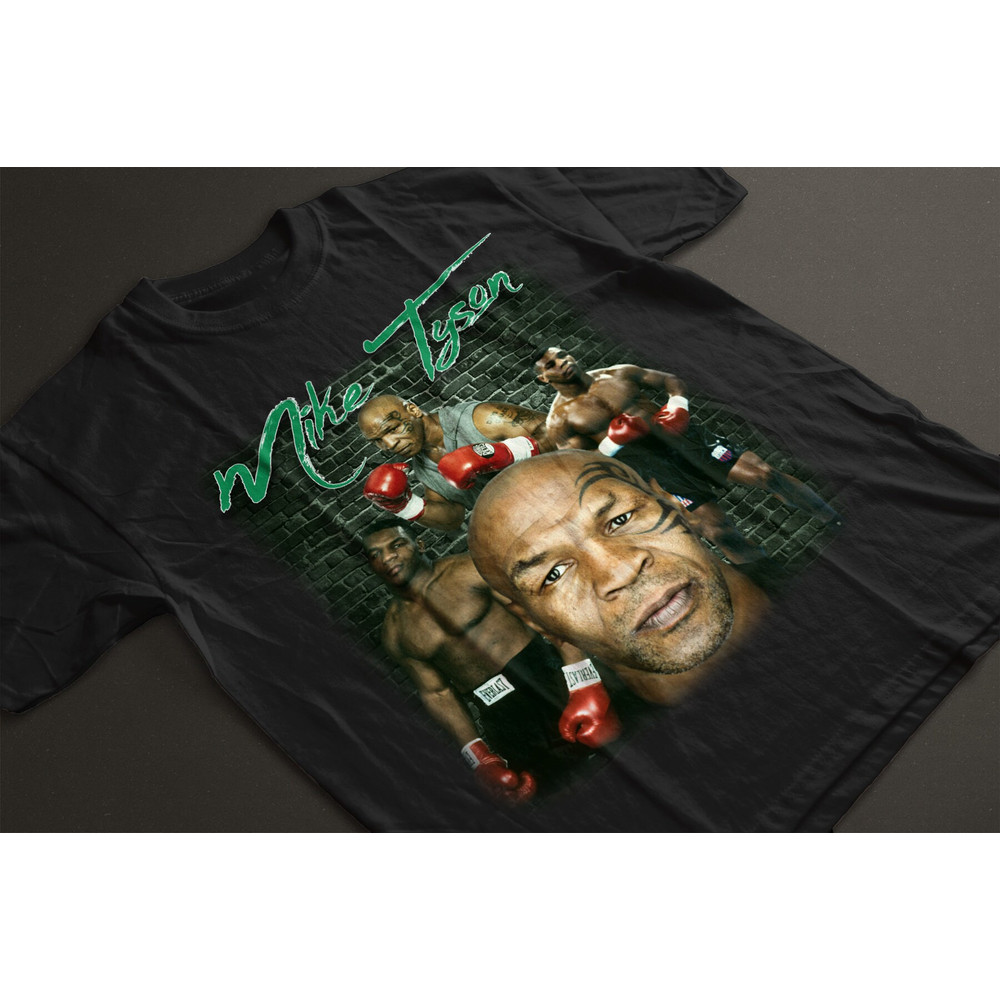 Mike Tyson Vintage Style Bootleg Graphic Tee, Mike Tyson Vintage 90s Tee Inspired Unisex Heavy Cotton - 1.jpg