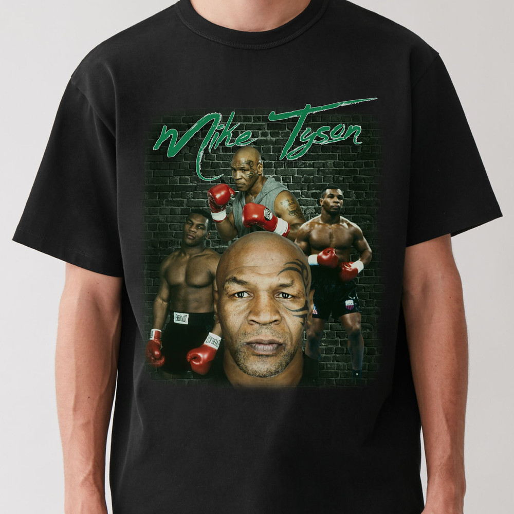 Mike Tyson Vintage Style Bootleg Graphic Tee, Mike Tyson Vintage 90s Tee Inspired Unisex Heavy Cotton - 2.jpg