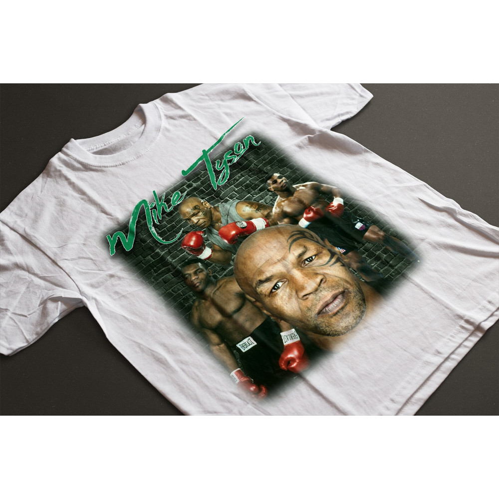 Mike Tyson Vintage Style Bootleg Graphic Tee, Mike Tyson Vintage 90s Tee Inspired Unisex Heavy Cotton - 3.jpg