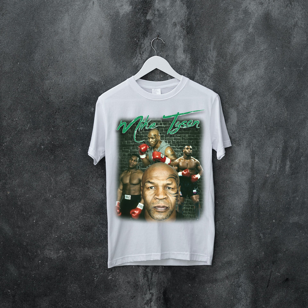 Mike Tyson Vintage Style Bootleg Graphic Tee, Mike Tyson Vintage 90s Tee Inspired Unisex Heavy Cotton - 4.jpg