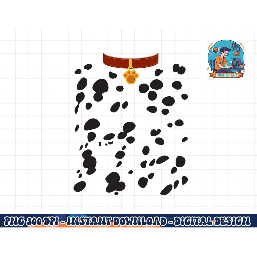 Dog Dalmatian Costume Dalmations Spots Puppy Print Halloween png, sublimation copy.jpg