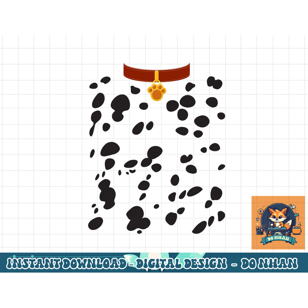 Dog Dalmatian Costume Dalmations Spots Puppy Print Halloween png, sublimation copy.jpg