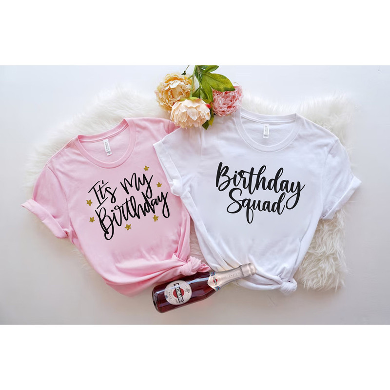 Birthday Squad Shirts, Birthday Team Shirt, Birthday Party Shirts, Birthday Girl T-shirt, Birthday Crew Shirts, Birthday Group Shirts - 1.jpg