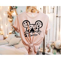 mickey summer time shirt, mickey summer shirt, disney summer vacation shirt, summer vibes shirt, womens summer shirts, d