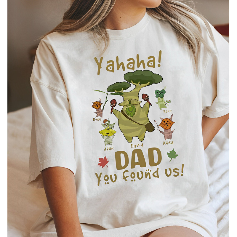 Dad The Legend Of Dad Shirt, Breath Of The Wild Shirt, Zelda Gifts, Zelda Korok Shirt, Tears of the Kingdom, Father's Day Gifts - 1.jpg