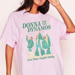 donna and the dynamos pastel dancing queens shirt, donn