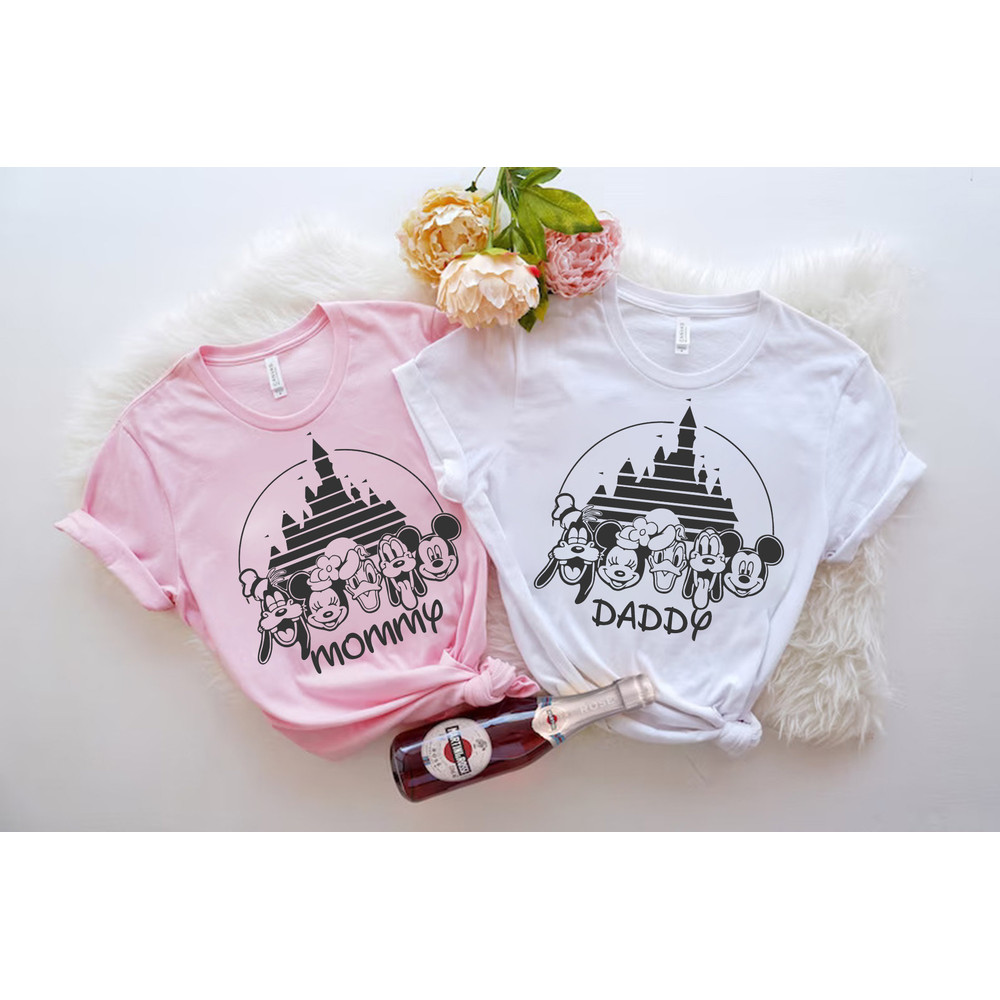 Custom Mickey And Friends Disneyworld T-shirt, 2023 Family Vacation Tee, Personalization Magic Kingdom, Name Minnie Donald Pluto Shirt - 3.jpg