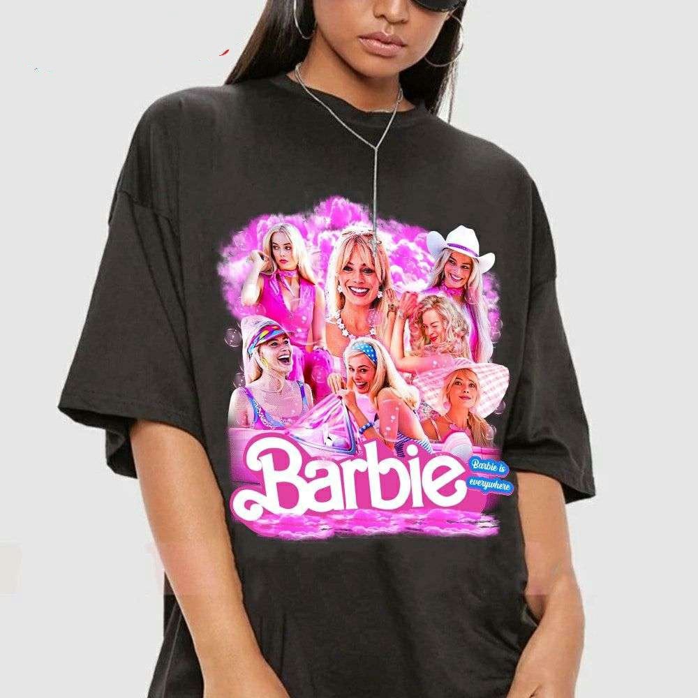 Margot Robbie Shirt, Ryan Gosling Shirt, Margot Robbie Ryan Gosling Barbie 2023 , Ken & Barbie Shirt, Vintage Unisex Shirt, Barbie Fan Shirt - 1.jpg