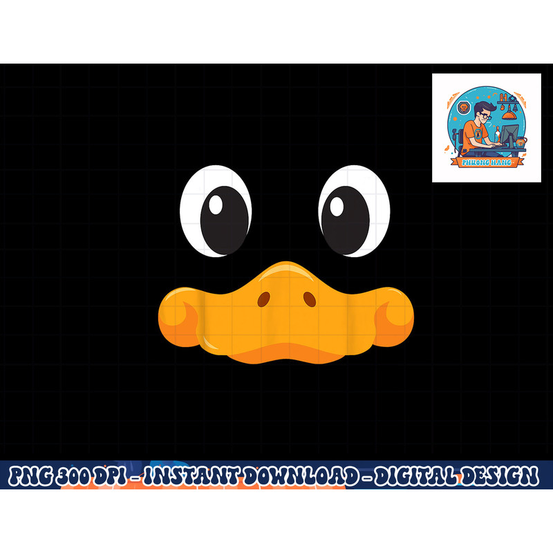 Duck Face T Shirt Halloween Costume Birthday Idea Cute Funny png, sublimation copy.jpg