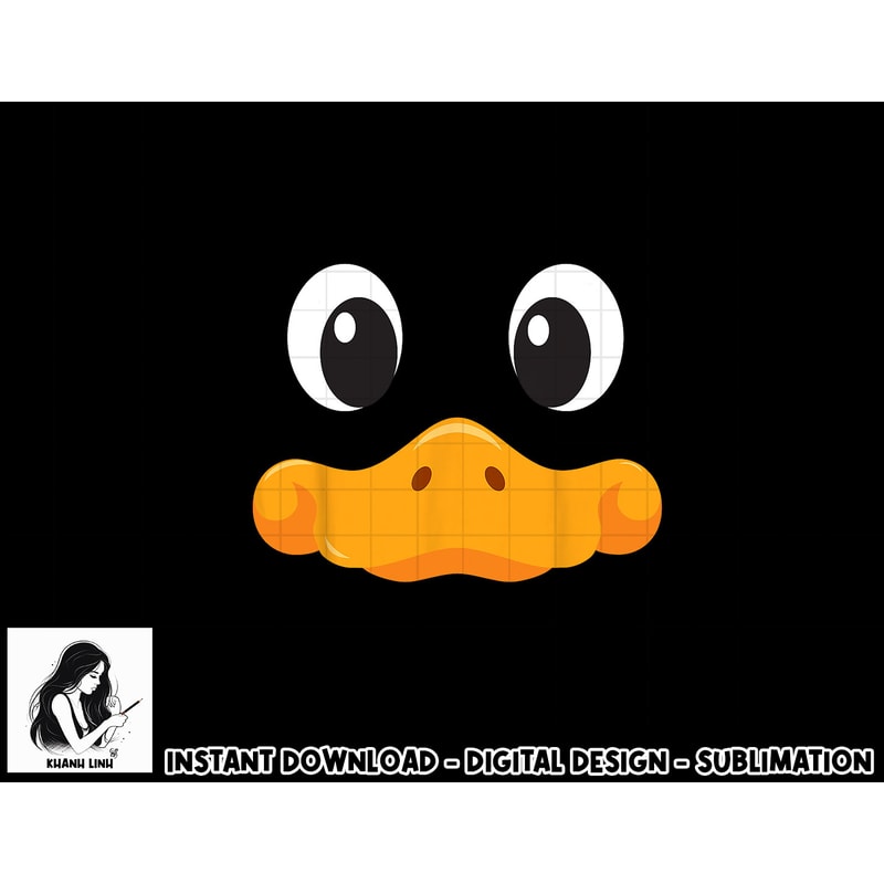 Duck Face T Shirt Halloween Costume Birthday Idea Cute Funny png, sublimation copy.jpg