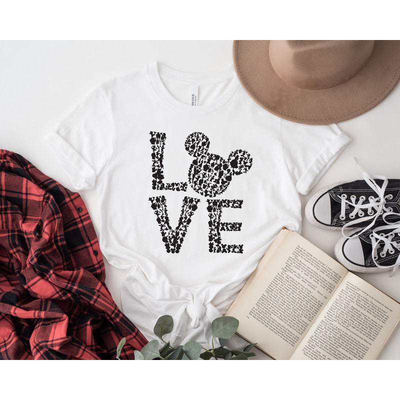 Disney Mickey Minnie Love Shirt, Disney T-shirt, Disney Trip Shirt, Disney Family Vacation Shirts, Disney Matching tees, Disneyland Love tee - 2.jpg