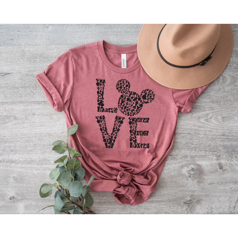 Disney Mickey Minnie Love Shirt, Disney T-shirt, Disney Trip Shirt, Disney Family Vacation Shirts, Disney Matching tees, Disneyland Love tee - 3.jpg