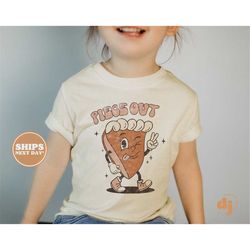 toddler thanksgiving shirt - piece out pumpkin pie thanksgiving shirt - fall natural infant, toddler & youth tee 5451