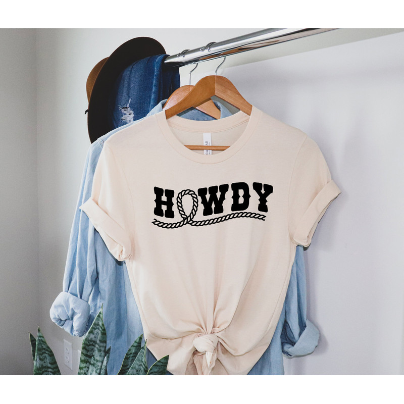 Howdy T-Shirt, Western Shirt, Southern Shirt, Retro Shirt, Boho Tee, Cowboy Shirt, Country Shirt, Rodeo Shirt, Cowgirl Shirt - 3.jpg