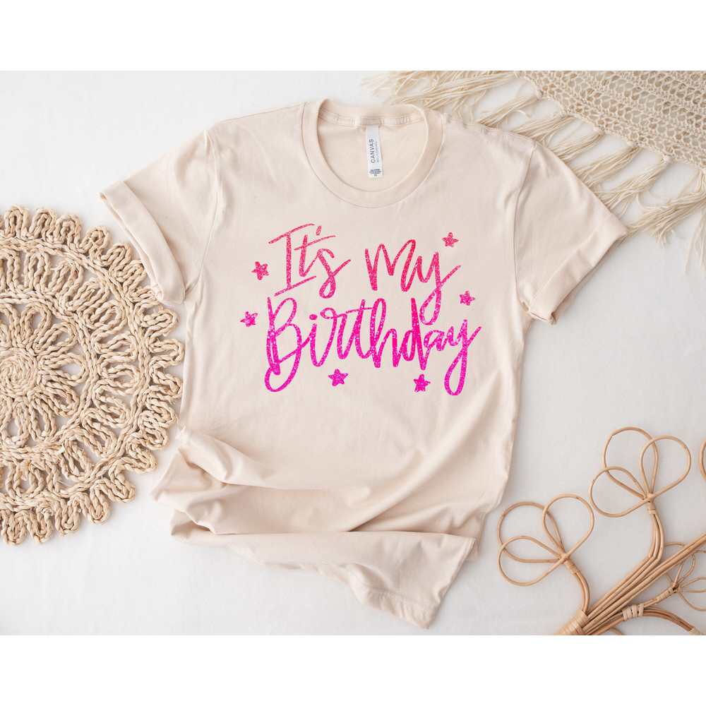 It's My Birthday Glitter Shirt, Birthday Girl Shirt, It's My Birthday Shirt, Birthday Party Shirt, Birthday Queen Shirt - 1.jpg