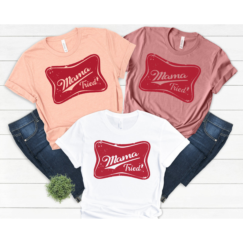 Mama Tried Unisex t shirt, Southern Shirt, Distressed Country Shirt - 2.jpg