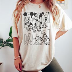 mickey  co 1928 shirt, mickey and co, disneyworld shirts, disney vacation t-shirt, disney family trip shirt, mickey sket
