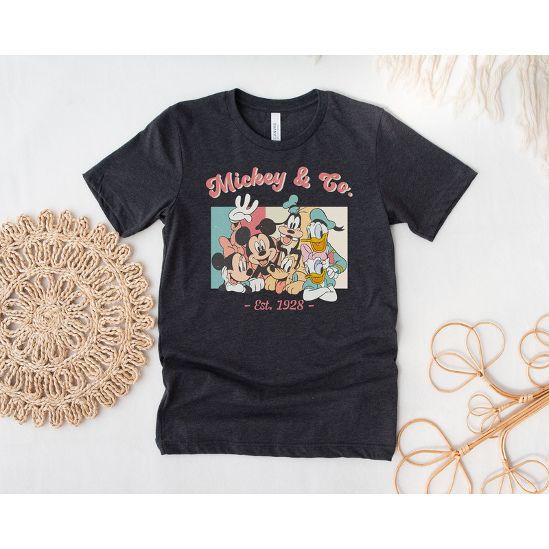 Mickey & Co 1928 Shirt, Retro Vintage Disney Shirt, Retro Mickey And Co, Disneyworld Shirts, Disney Vacation Shirt, Disney Family Trip Shirt - 2.jpg