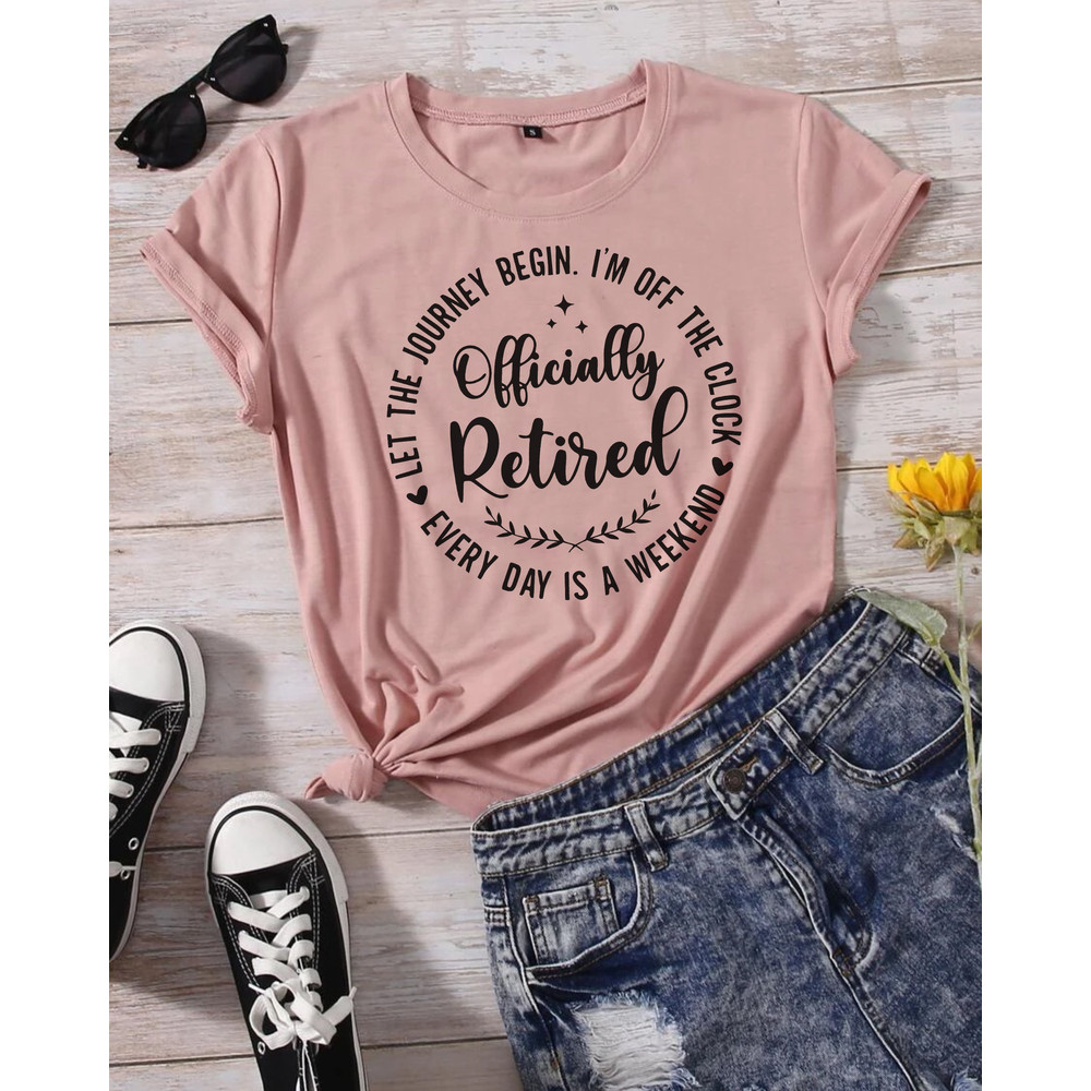 Officially Retired 2023 T-Shirt, Funny Retired Shirt, Retirement Tees, Retirement Shirt Gifts, Retired Est 2023, Teacher Retirement Outfit - 3.jpg