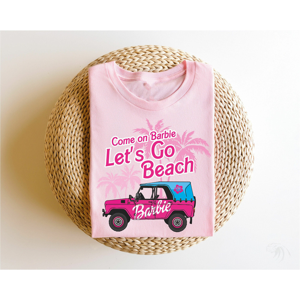 Retro Jeep Barbie Shirt,Barbie Shirt,Barbie Dream House,Barbie And Ken,Barbie 2023,Come On Barbie ,Barbie Heart Shirt, Lets go Beach Barbie - 1.jpg