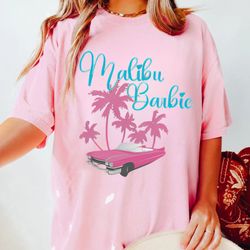 retro malibu beach barbie tee,barbie shirt,barbie dream