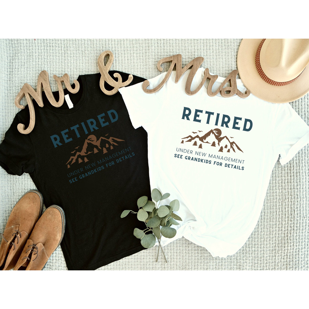 Retired Under New Management See Grandkids for Details, Retirement Gift for Grandma, 2023 Retirement Shirt, Happy Retirement Grandmother - 2.jpg