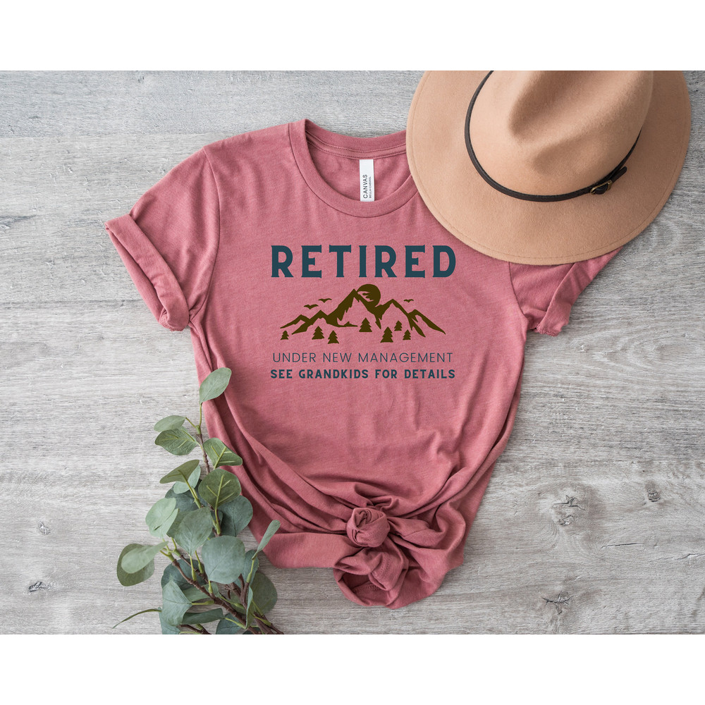 Retired Under New Management See Grandkids for Details, Retirement Gift for Grandma, 2023 Retirement Shirt, Happy Retirement Grandmother - 3.jpg