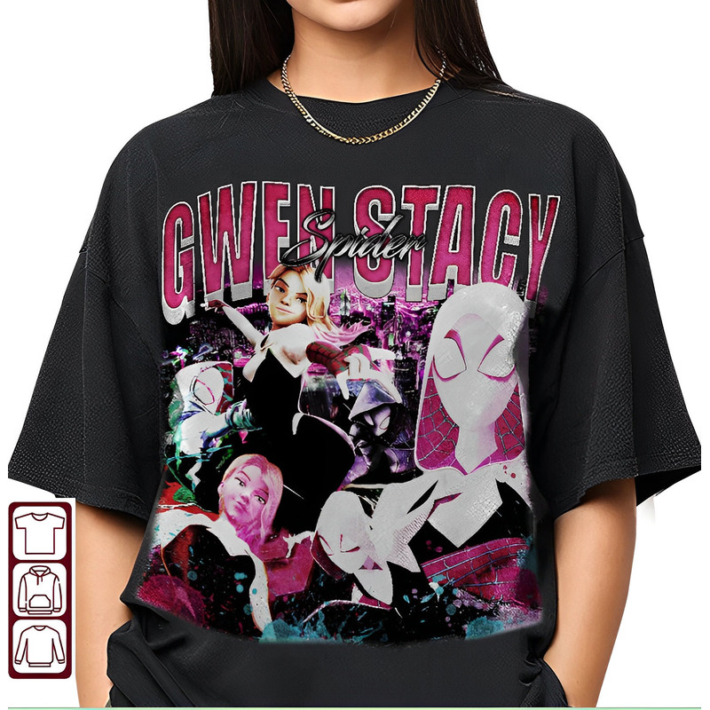 Spider Gwen Stacy 90s Vintage Shirt, Spider Gwen Stacy Shirt, Spider Gwen Stacy Tee, Spider Gwen Shirt, Spider Gwen Tee, Spider Gwen Merch - 1.jpg