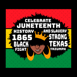 celebrate juneteenth black girl 1865 svg, juneteenth day svg, juneteenth svg,black girl svg, afro woman, juneteenth blac