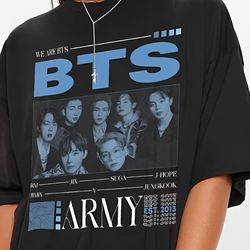 vintage bts shirt, bts unisex kpop shirt, vintage style