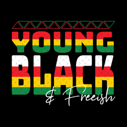 young black freeish svg, juneteenth day svg, young black,juneteenth svg, freeish svg, black girl svg, afro woman, junete