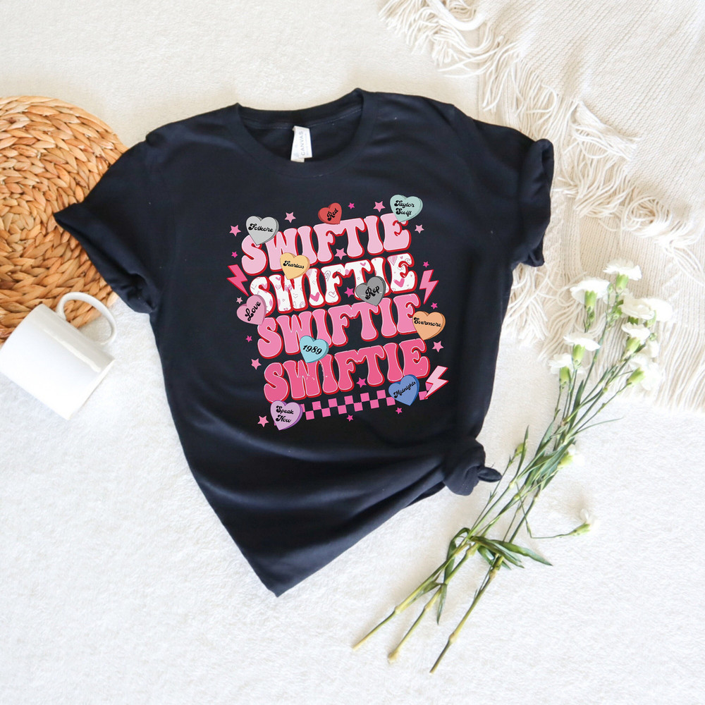 Swiftie t-shirt, Vintage Merch tee, Eras Tour Shirt, Swiftie Mom Gift, Swift Heart Shirt, Concert Shirt, Taylor Fan shirt, Eras Tour merch - 1.jpg