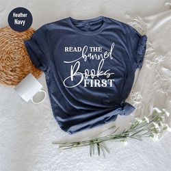 banned books shirt, book lover shirt, literary tshirt, social justice gift, equality t-shirt, bookish shirt, reading top