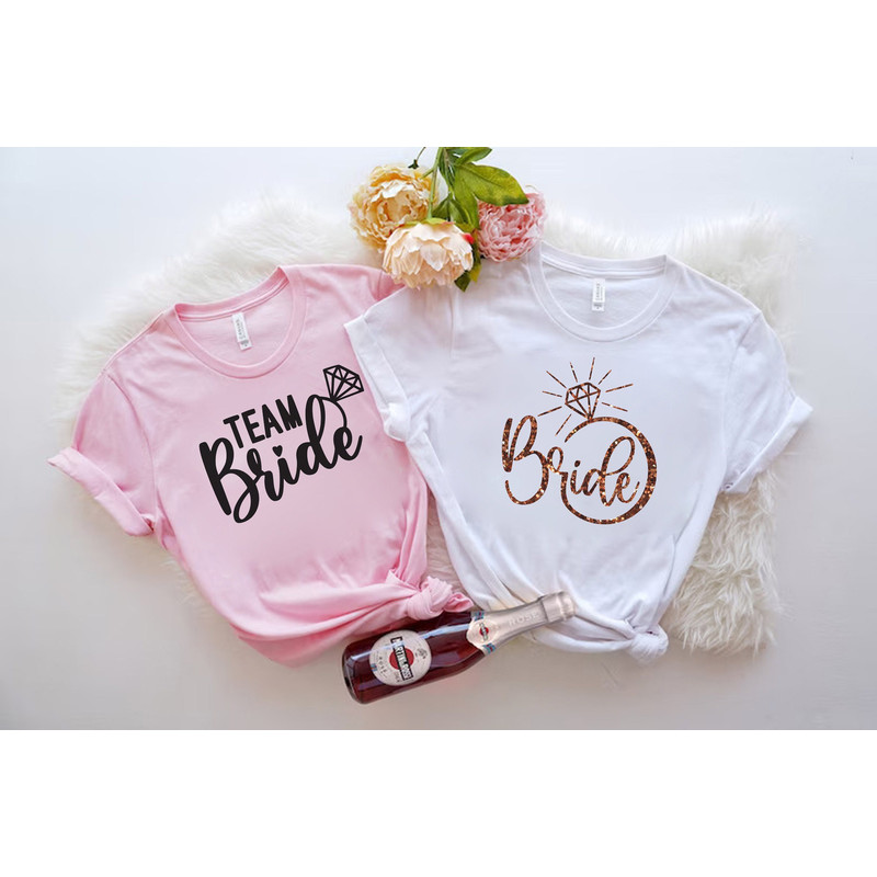 Team Bride Shirts, Bride shirt, Bride Squad T-shirts, Hen Party T-shirts, Bachelorette Party T-shirts, Bridal Party T-shirts - 1.jpg
