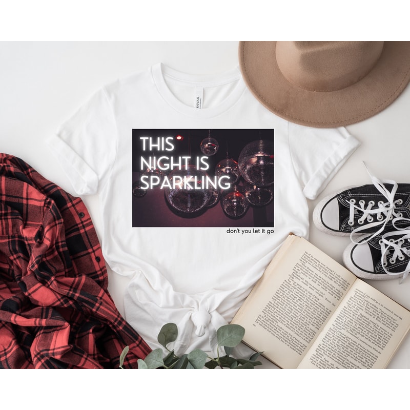 This Night Is Sparkling Tee, Swiftie Album Merch, Eras Tour Shirt Gift, Swift Mom Gift, Concert shirt gift - 3.jpg