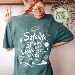 satellite comfort colors shirt, satellite tshirt, harry satellite shirt, outer space shirt, saturn shirt, satellite, aes