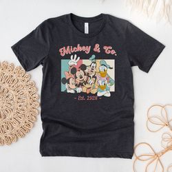 vintage mickey co 1928 shirt, retro vintage disney shirt, disneyland shirt, disneyworld shirt, disney family matching s
