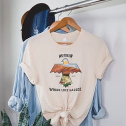 we rise up shirt, bible verse shirt, wing like eagle t-shirt, women christian shirt, prayer shirt,vintage retro shirt,te
