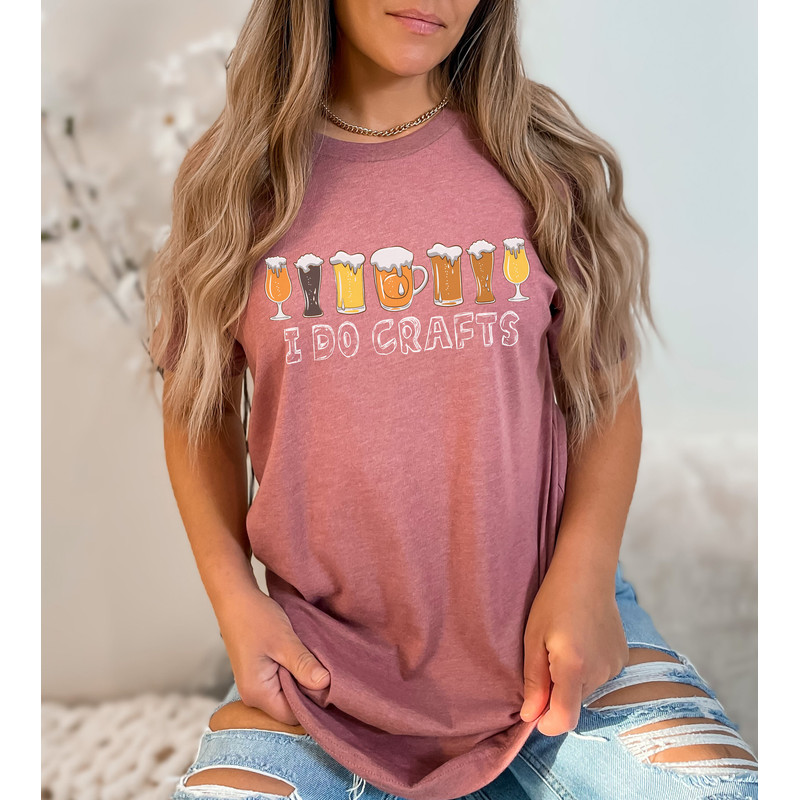 Craft Beer T Shirt, Beer Drinker Tee, Beer Lover Shirt, Vintage I Do Crafts TShirt, Home Brew Shirt, Father's Day Gift, Good Beer, IPA Shirt - 2.jpg