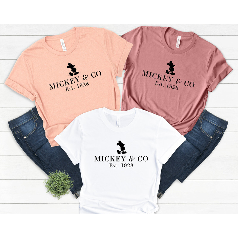 Mickey & Co 1928 Shirt, Retro Vintage Disney Shirt, Retro Mickey And Co, Disneyworld Shirts, Disney Vacation Shirt, Disney Family Trip Shirt - 3.jpg
