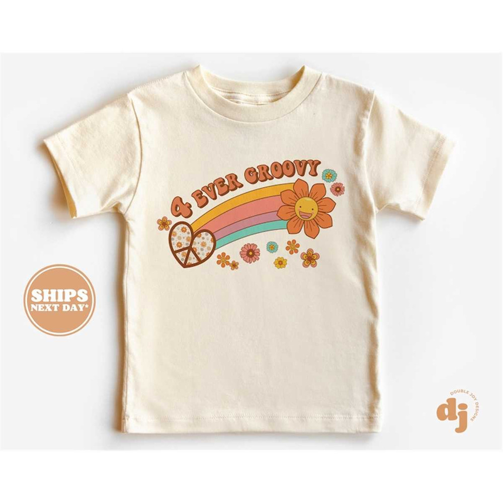 MR-772023111853-4th-birthday-toddler-shirt-4-ever-groovy-kids-birthday-shirt-image-1.jpg