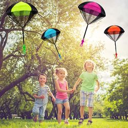 Parachute Toy Free Throwing Hand Throw Parachute Outdoor Toys For Kids Gifts