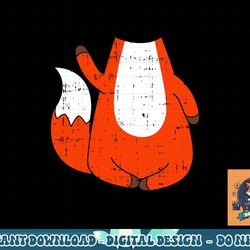fox costume cute easy animal halloween gift png, sublimation copy