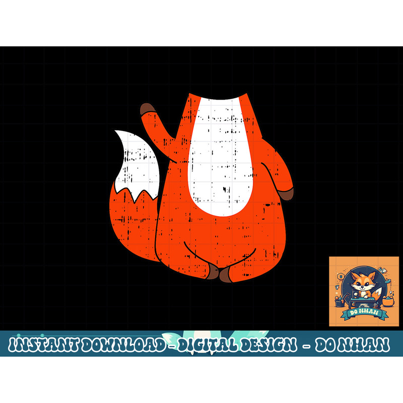 Fox Costume Cute Easy Animal Halloween Gift png, sublimation copy.jpg