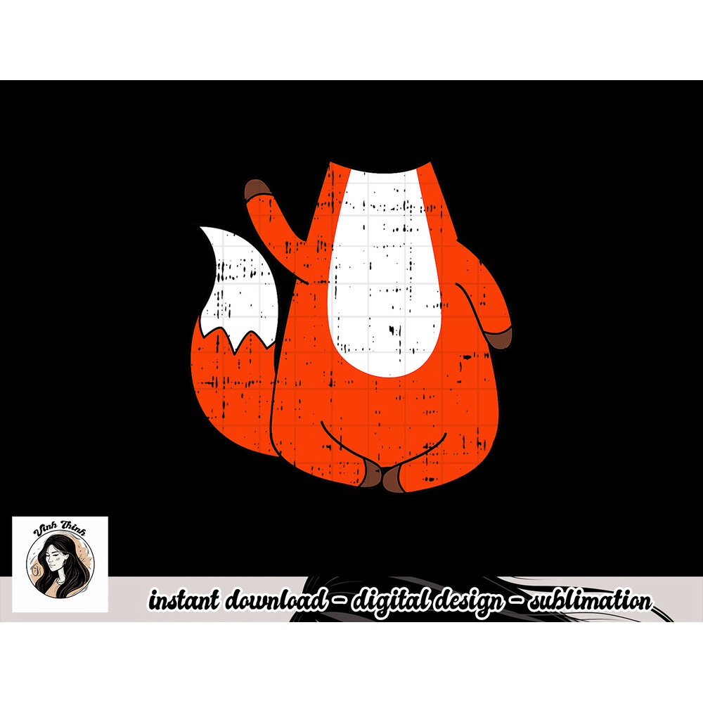 Fox Costume Cute Easy Animal Halloween Gift png, sublimation copy.jpg