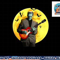 frankenguitar frankenstein plays electric guitar halloween png, sublimation copy