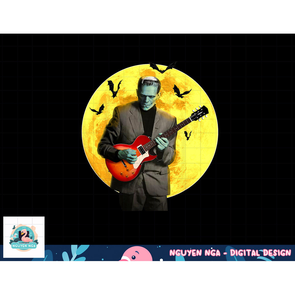 Frankenguitar Frankenstein Plays Electric Guitar Halloween png, sublimation copy.jpg